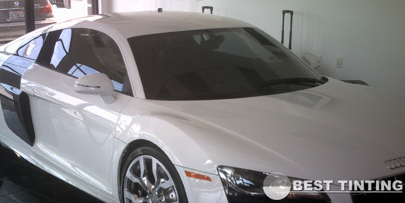 Audi R8 Tinting (at a Dealership) by Best Tinting