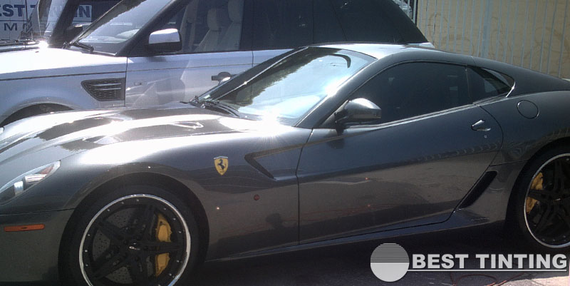 Tinted Ferrari by Best Tinting